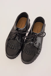 Lace-up loafers with Vibram sole