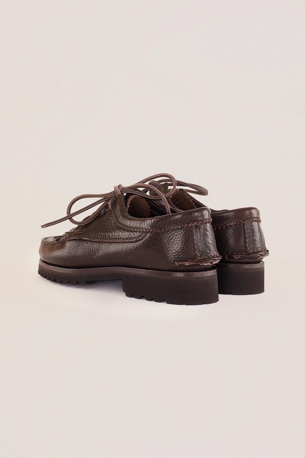 Lace-up loafers with Vibram sole