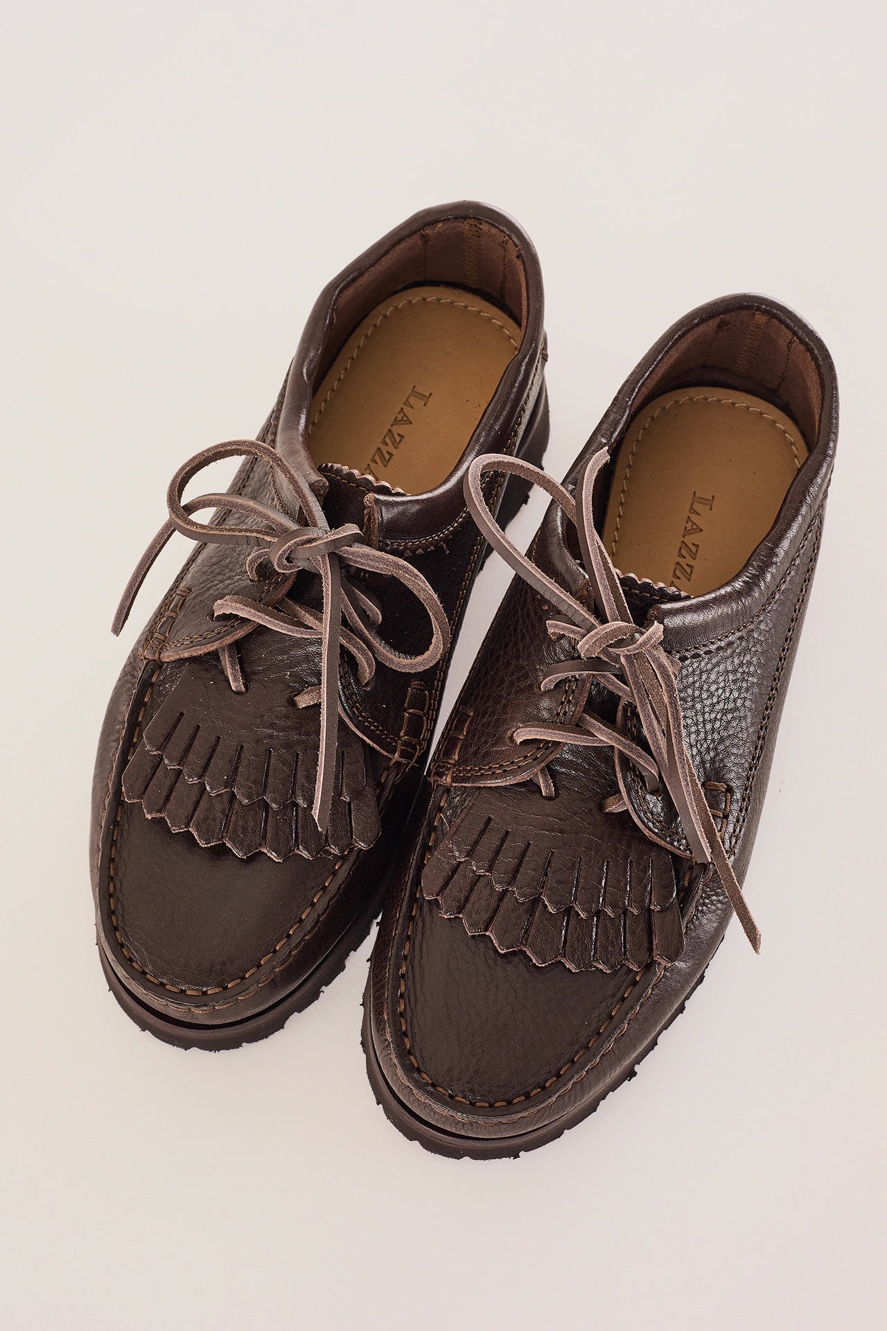 Lace-up loafers with Vibram sole
