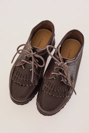 Lace-up loafers with Vibram sole