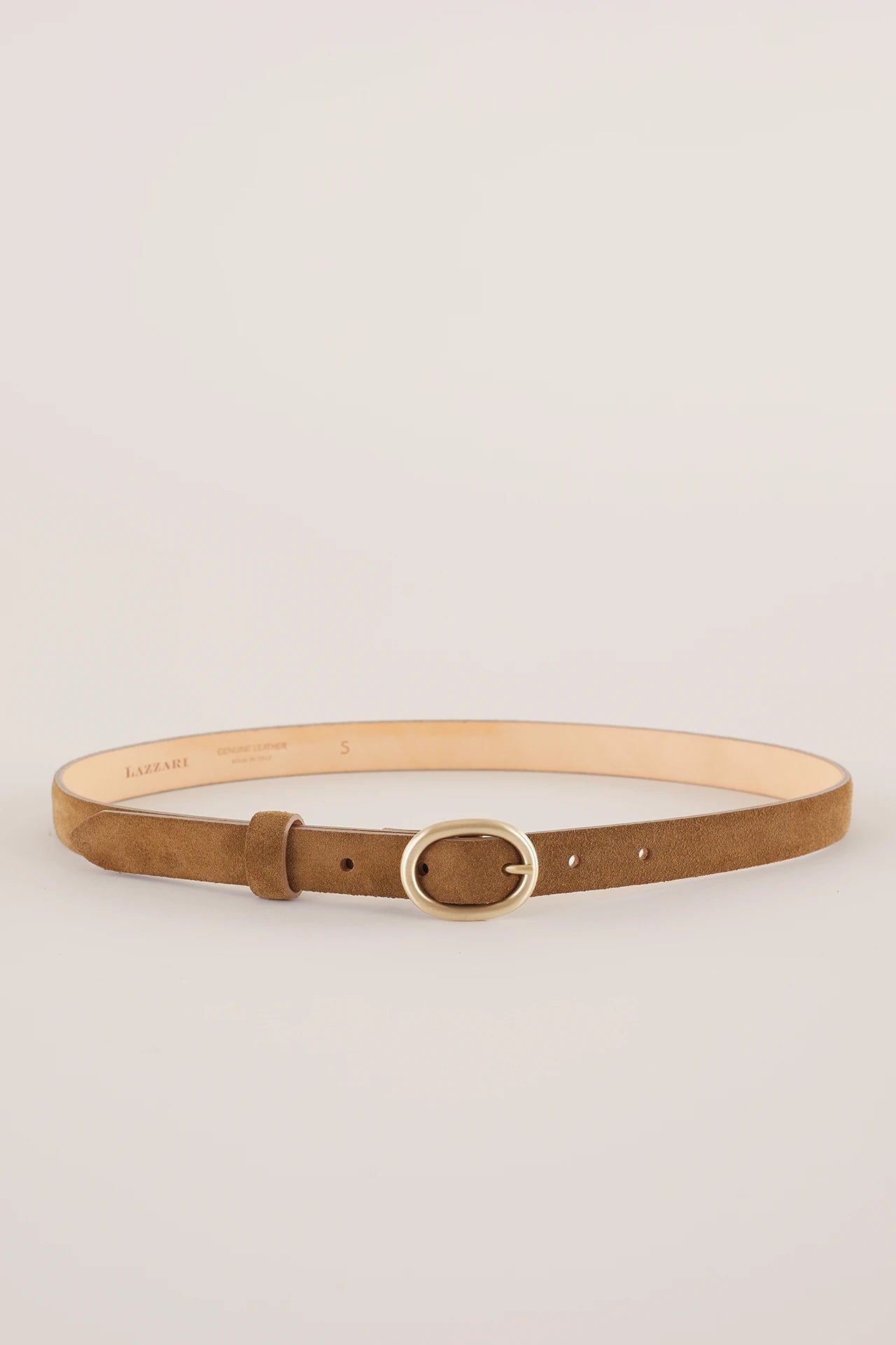Cintura sottile con fibbia ovale