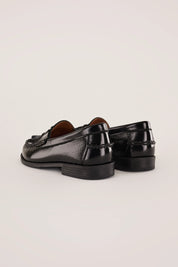 Patent leather tassel loafers – Bianco