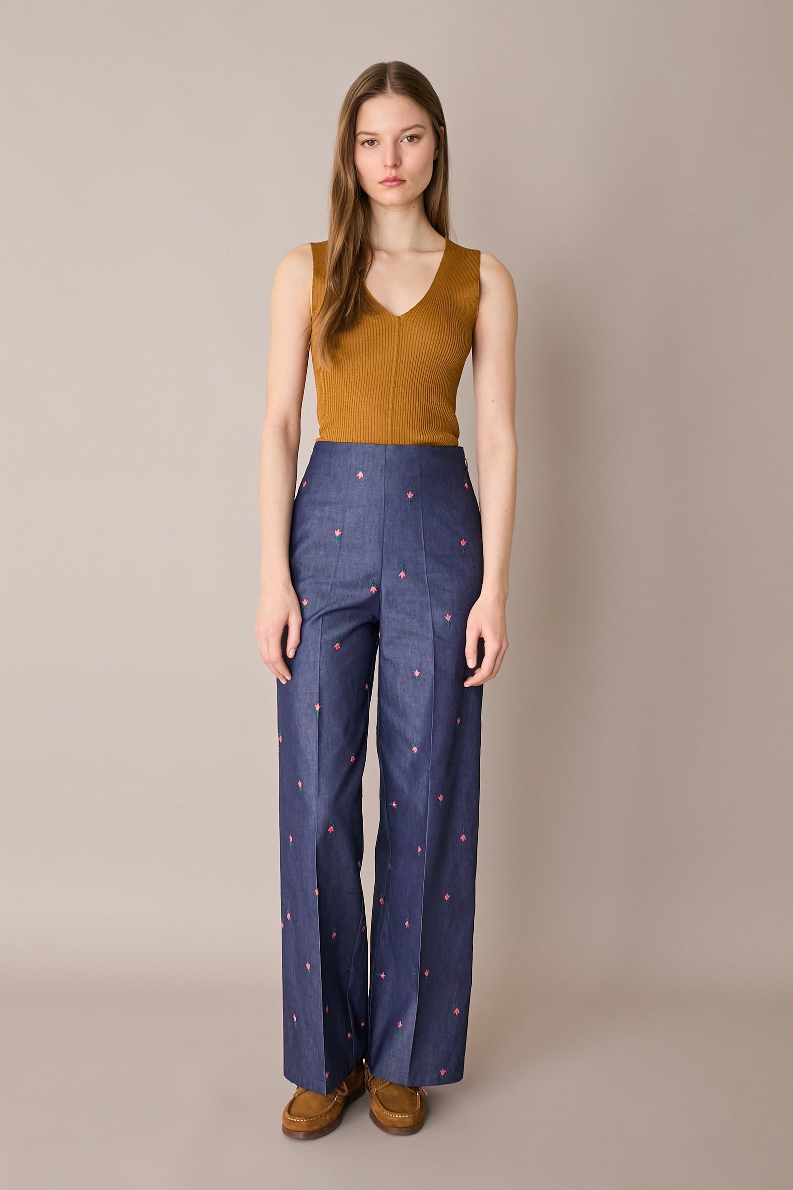 Canottiera in maglia di cotone