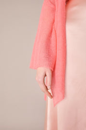 Lightweight alpaca-mohair kimono cardigan