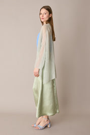 Lightweight alpaca-mohair kimono cardigan