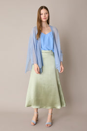Lightweight alpaca-mohair kimono cardigan