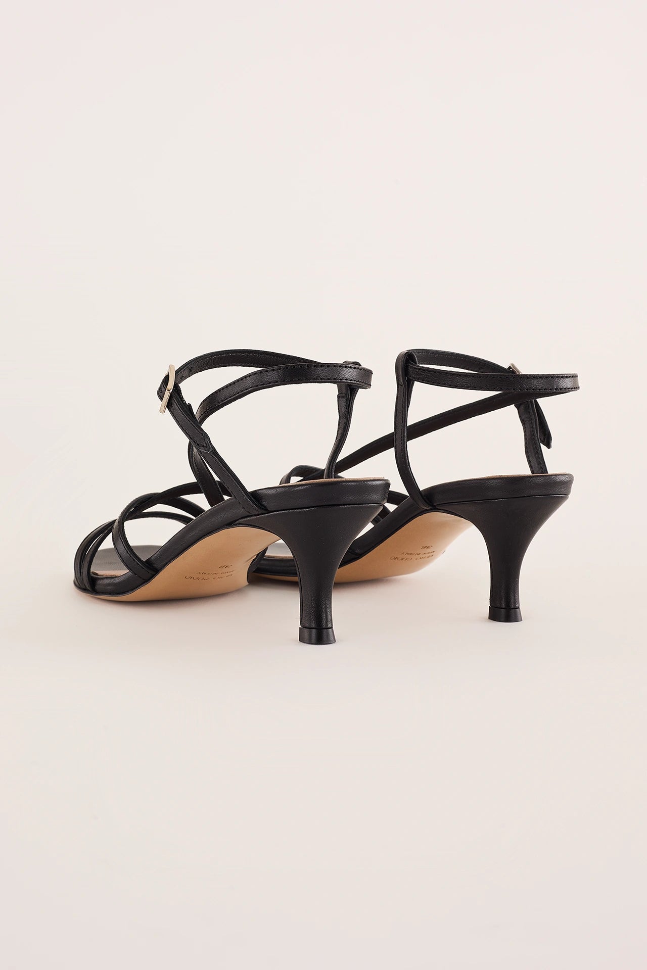 Sandali tacco 5 cm con listini