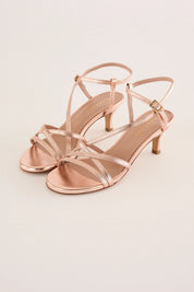 Sandali tacco 5 cm con listini