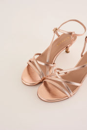 Sandali tacco 5 cm con listini