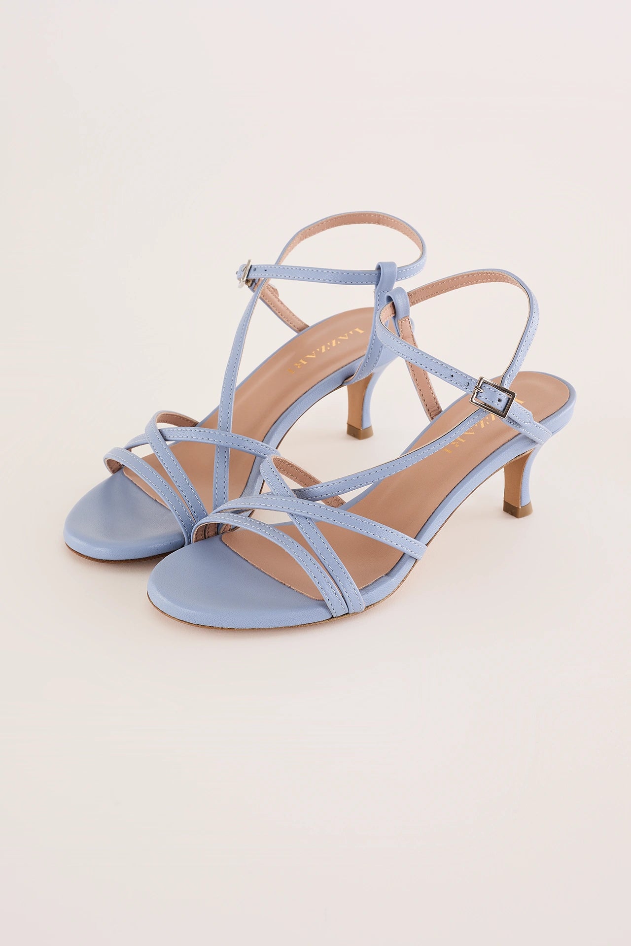 Sandali tacco 5 cm con listini