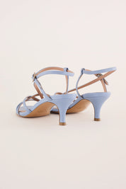 Sandali tacco 5 cm con listini