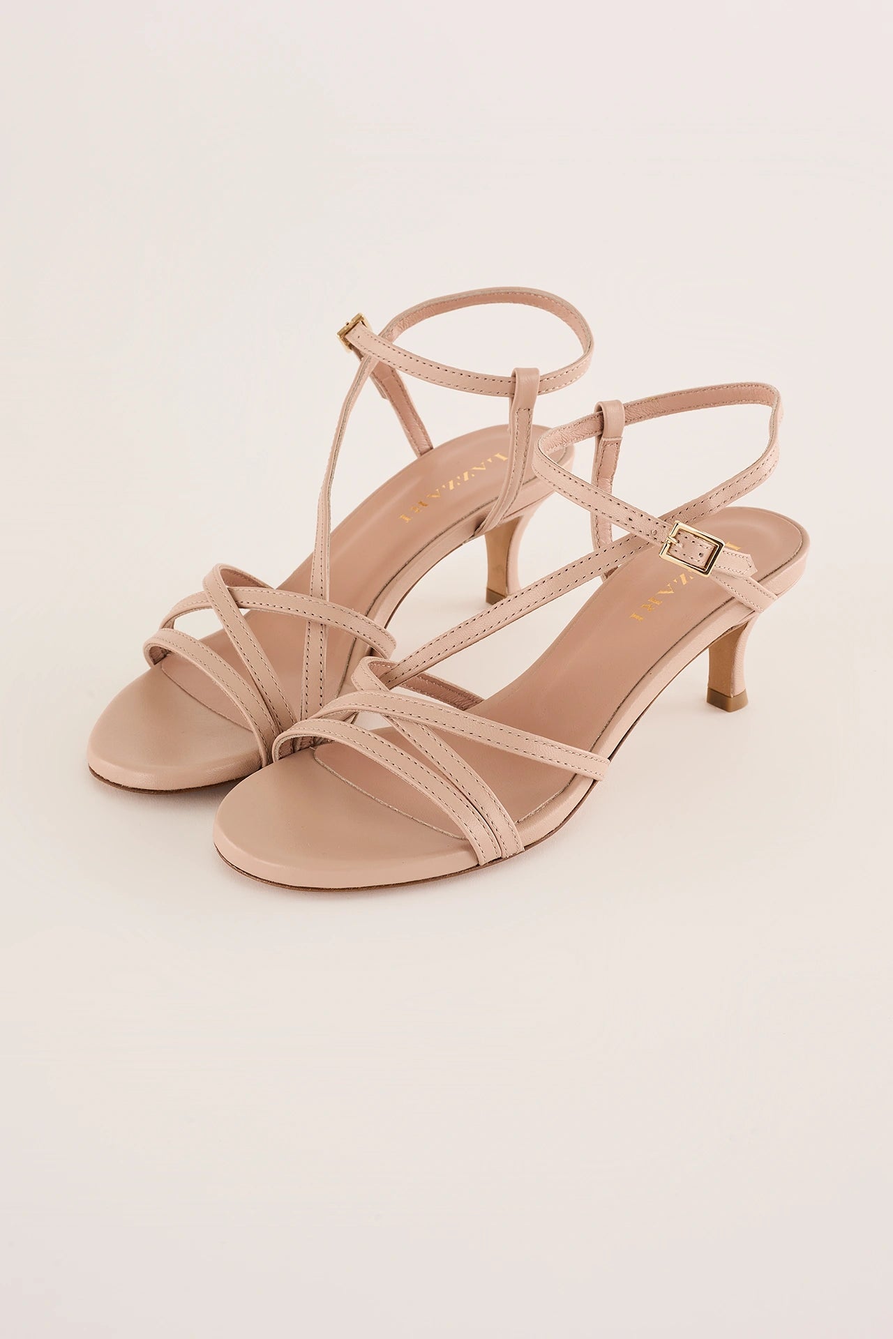 Sandali tacco 5 cm con listini