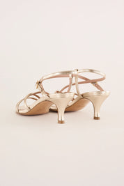 Sandali tacco 5 cm con listini