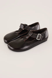T-bar shoes with rubber sole