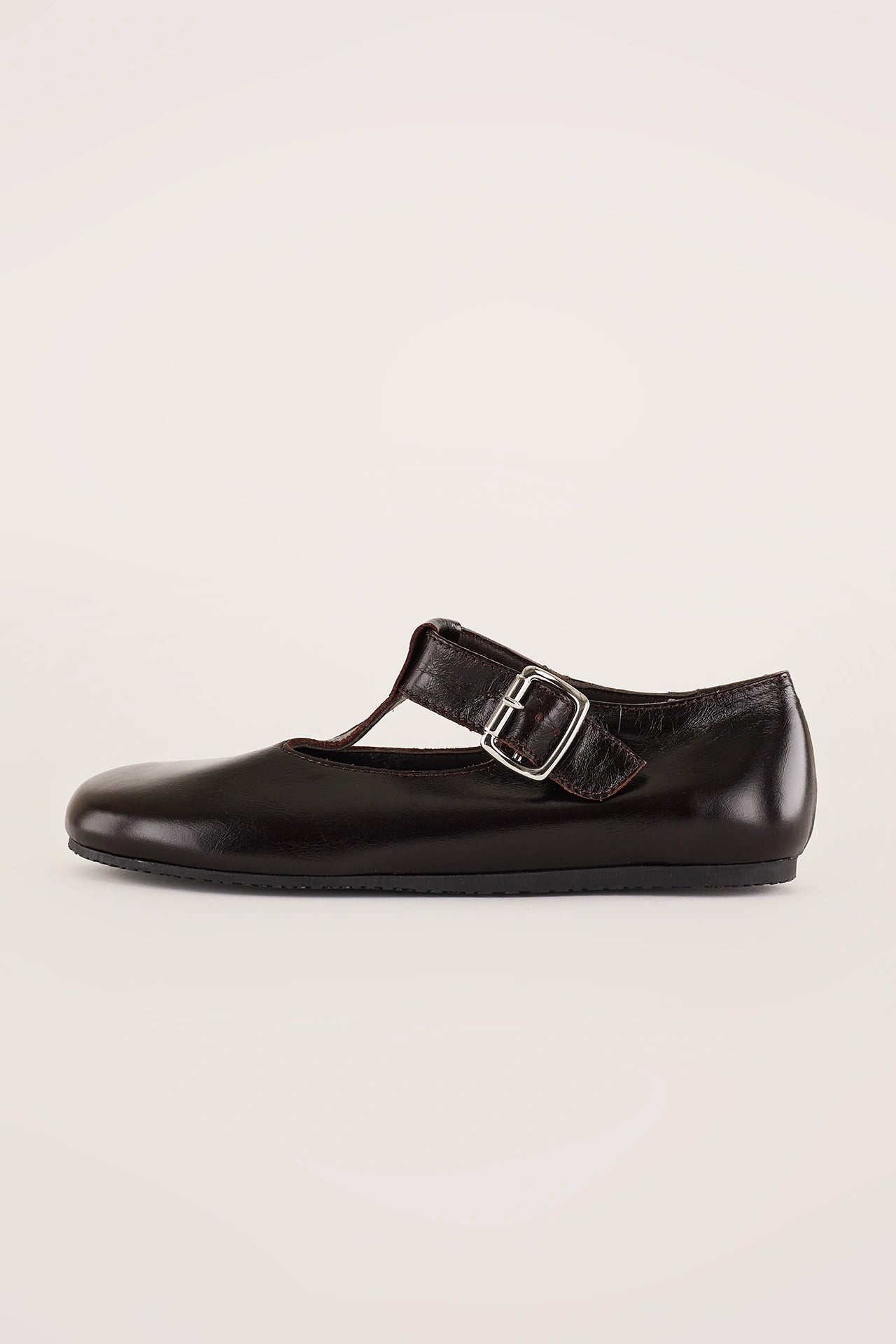 T-bar shoes with rubber sole