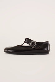 T-bar shoes with rubber sole