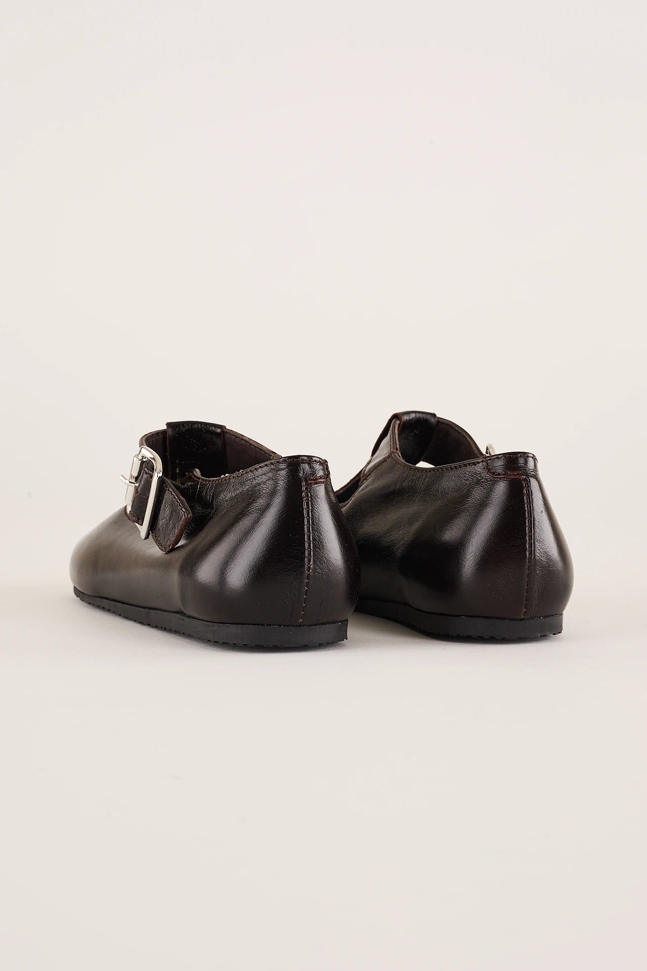 T-bar shoes with rubber sole