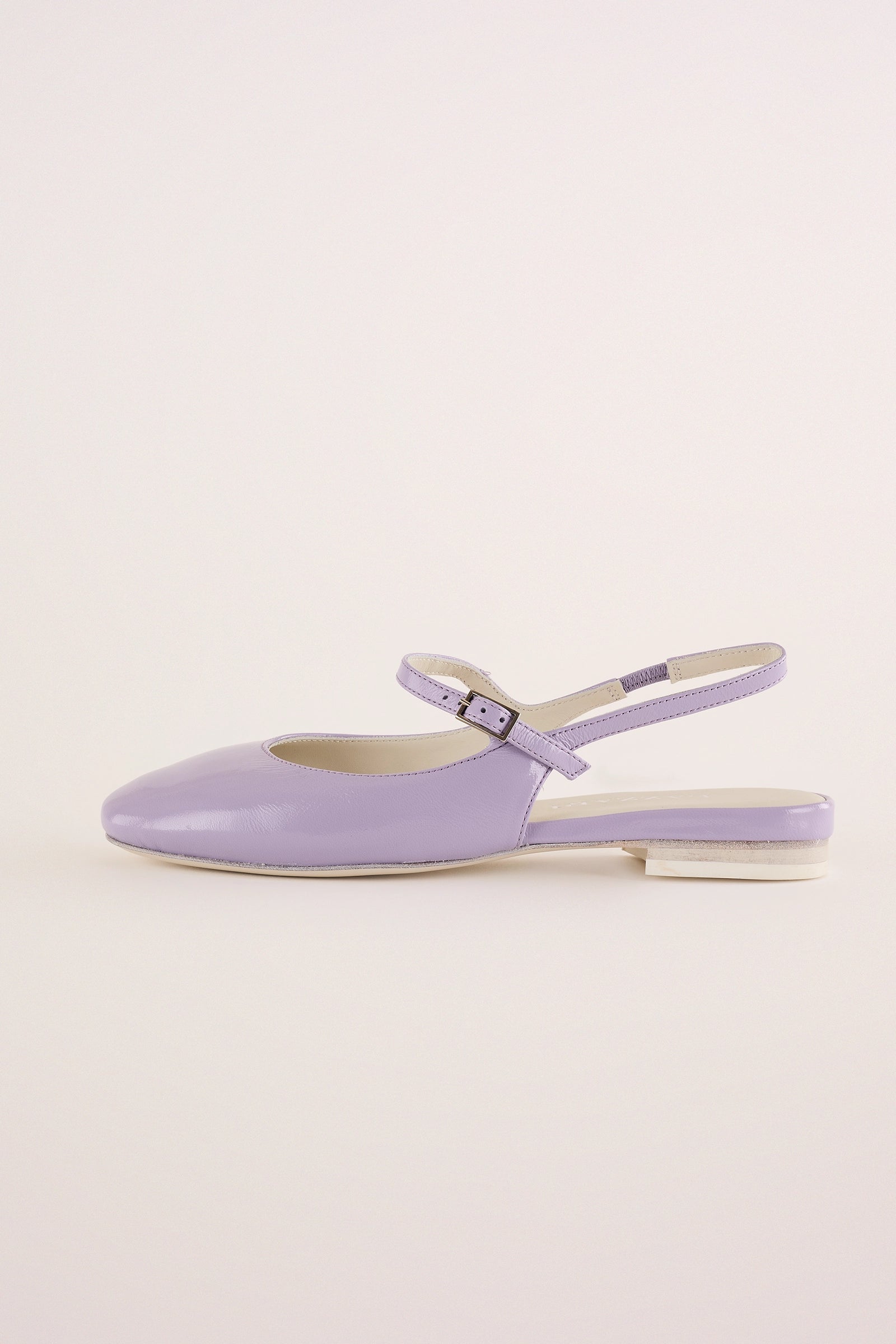 Slingback con punta tonda