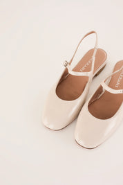 Slingback con punta tonda