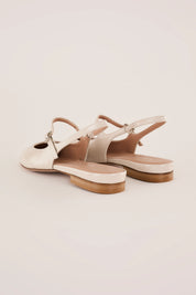 Slingback con punta tonda