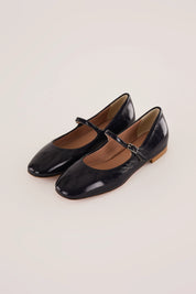 Patent leather round-toe Mary Janes