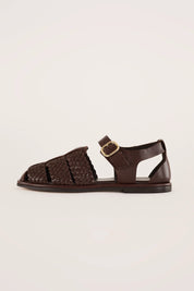 Braided leather fisherman sandals – Maison Toufet