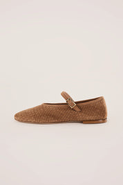 Mary Jane in pelle intrecciata