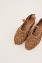 Mary Jane in pelle intrecciata