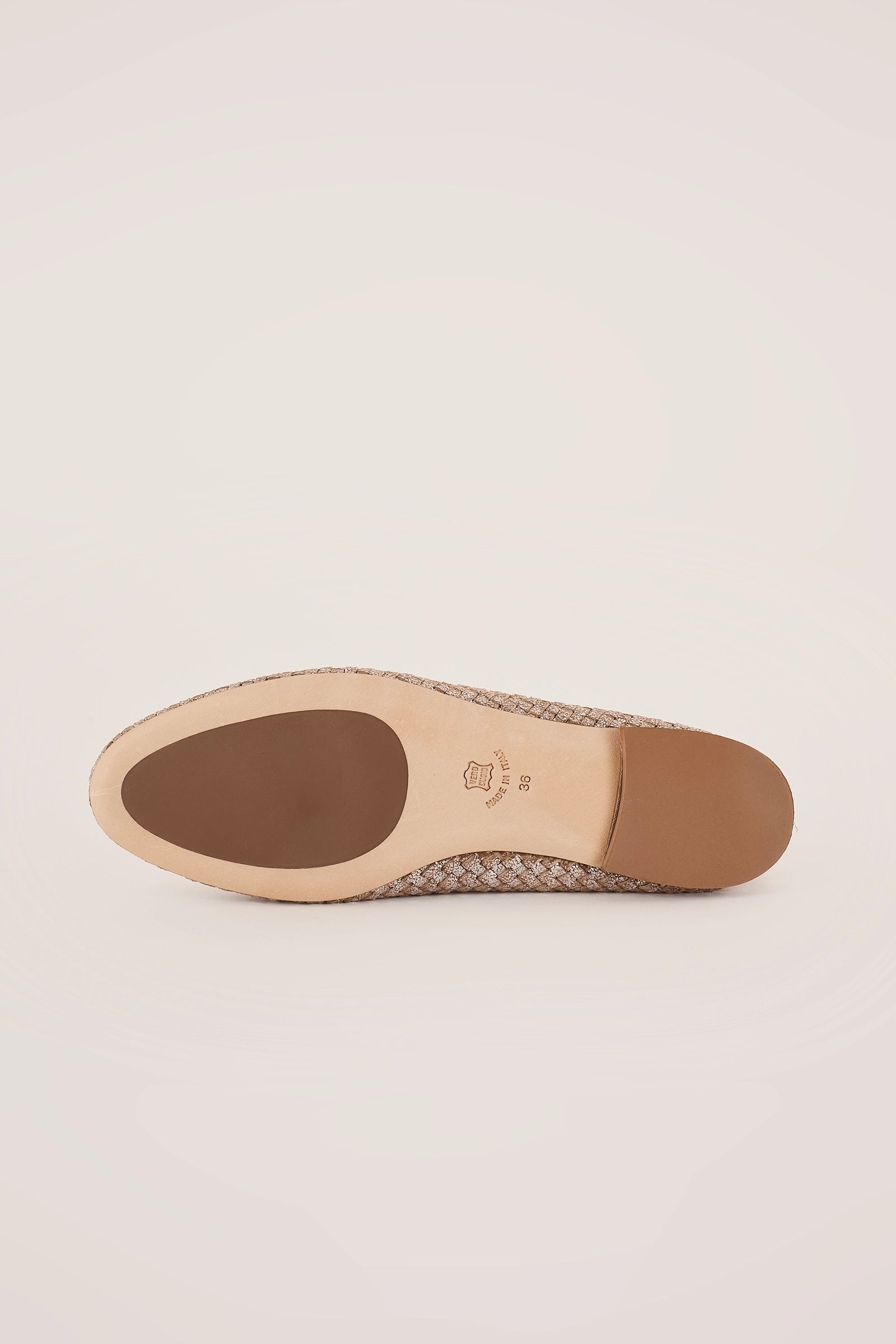 Mary Jane in pelle intrecciata