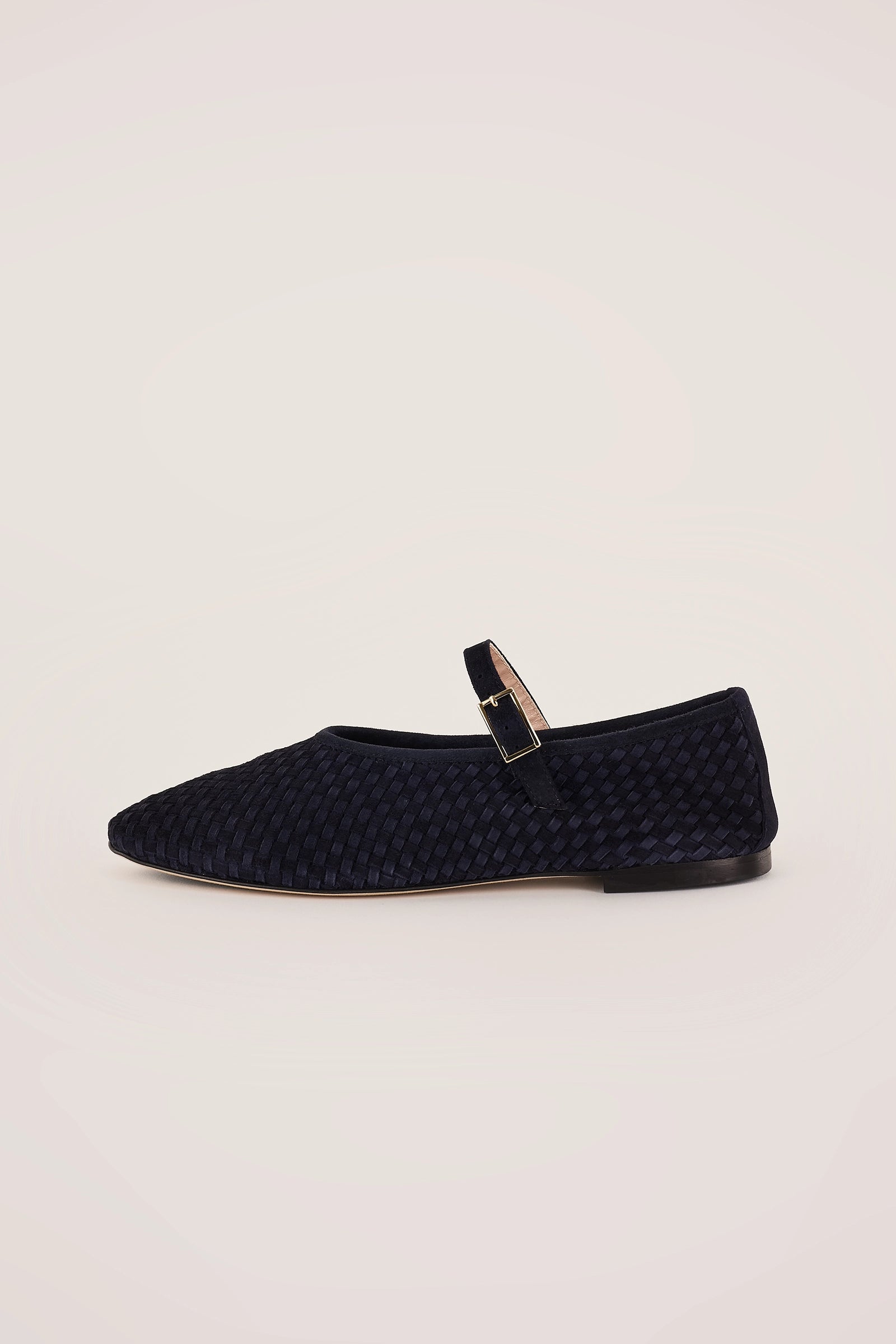 Mary Jane in pelle intrecciata