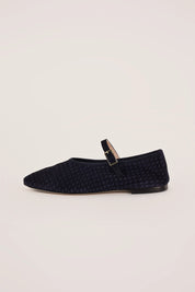 Mary Jane in pelle intrecciata