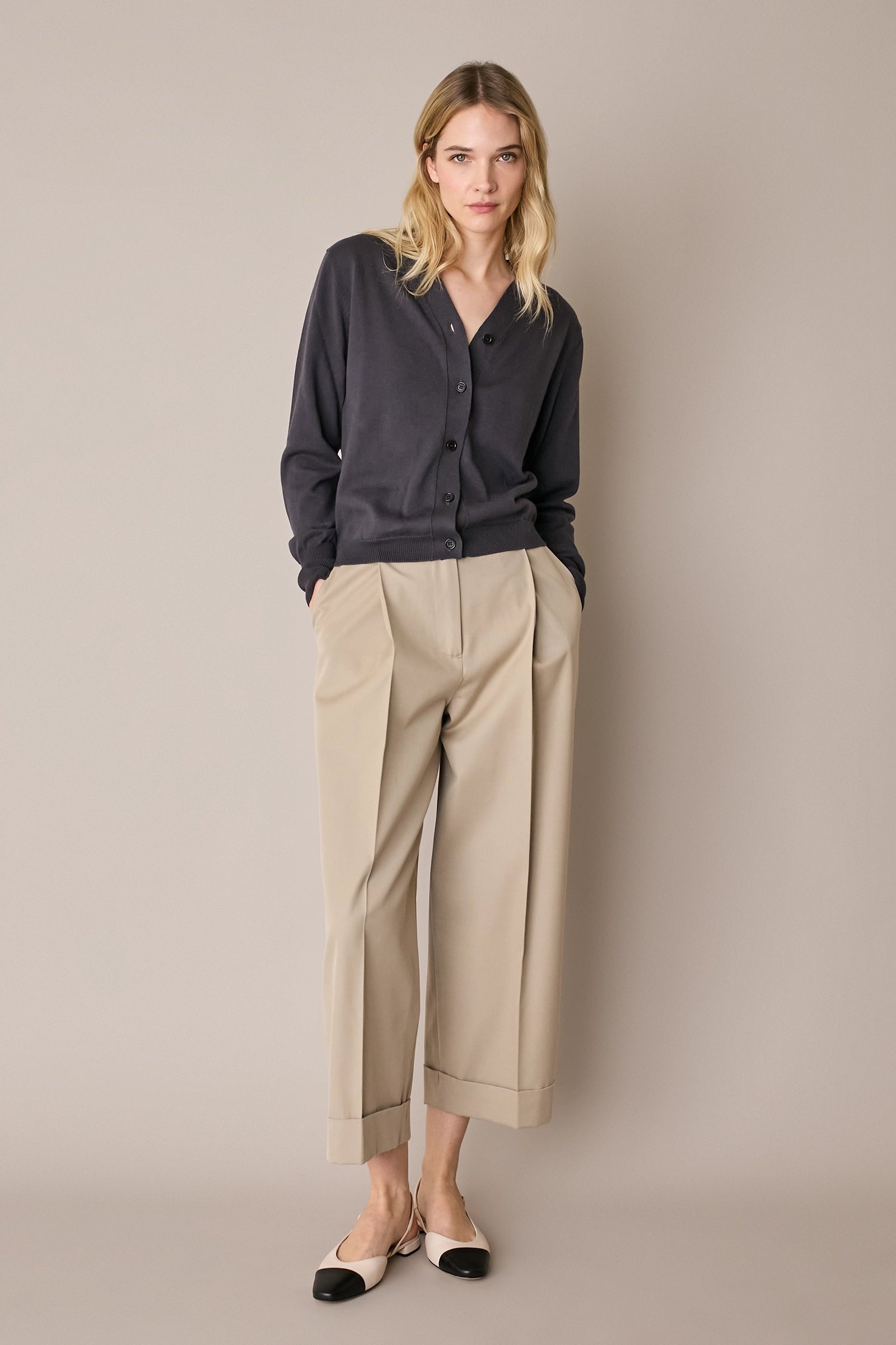 Cardigan sottile in cotone