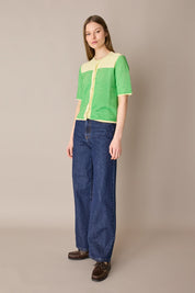 Cardigan a maniche corte