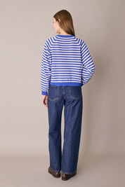 Maglia girocollo a righe