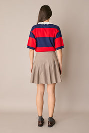 Short-sleeve rugby polo