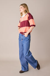 Short-sleeve rugby polo
