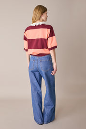 Short-sleeve rugby polo