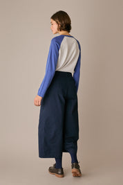Knitted baseball tee