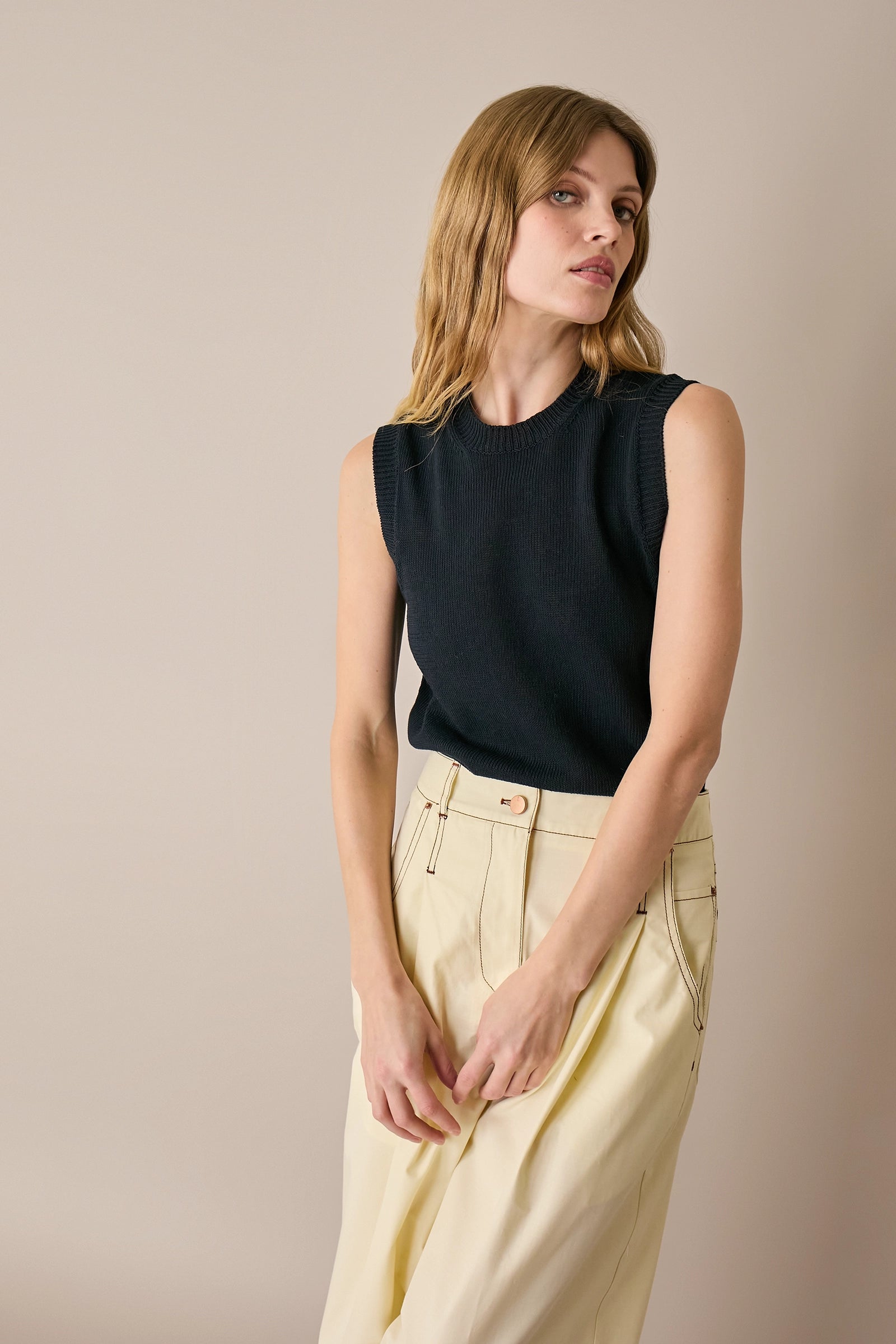 Gilet sottile in cotone