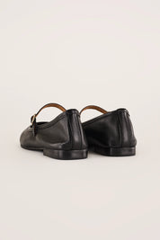 Square-toe Mary Jane flats