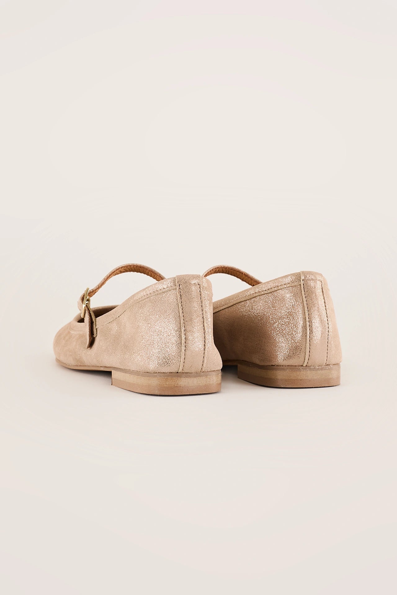 Square-toe Mary Jane flats