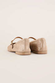 Square-toe Mary Jane flats