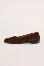 ballerine con fondo in gomma – cashott copenhagen camoscio faggio, pelle scamosciata
