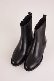 chelsea boots con fondo in gomma nero, made in italy