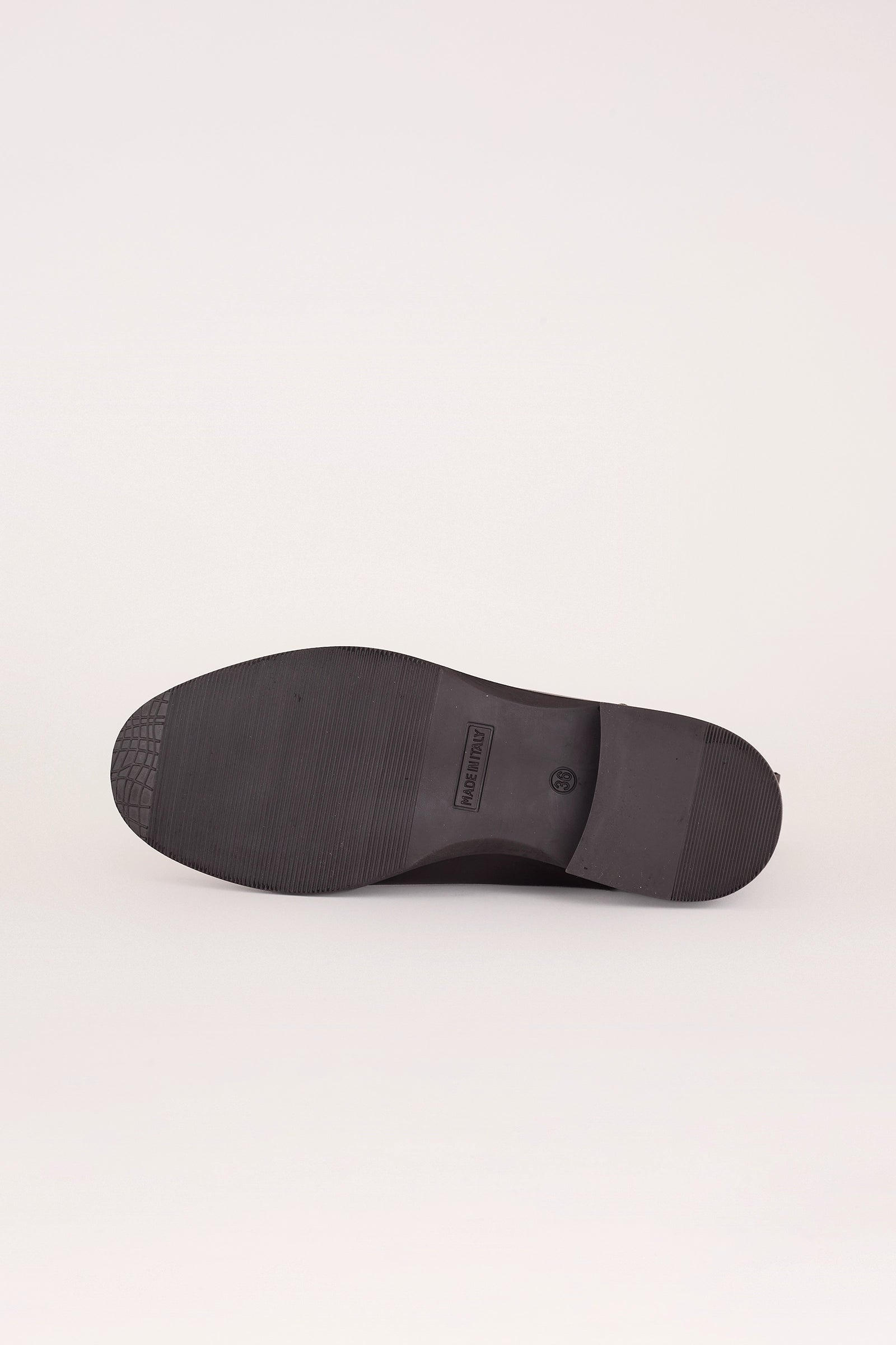 chelsea boots con fondo in gomma, vera pelle, testa di moro