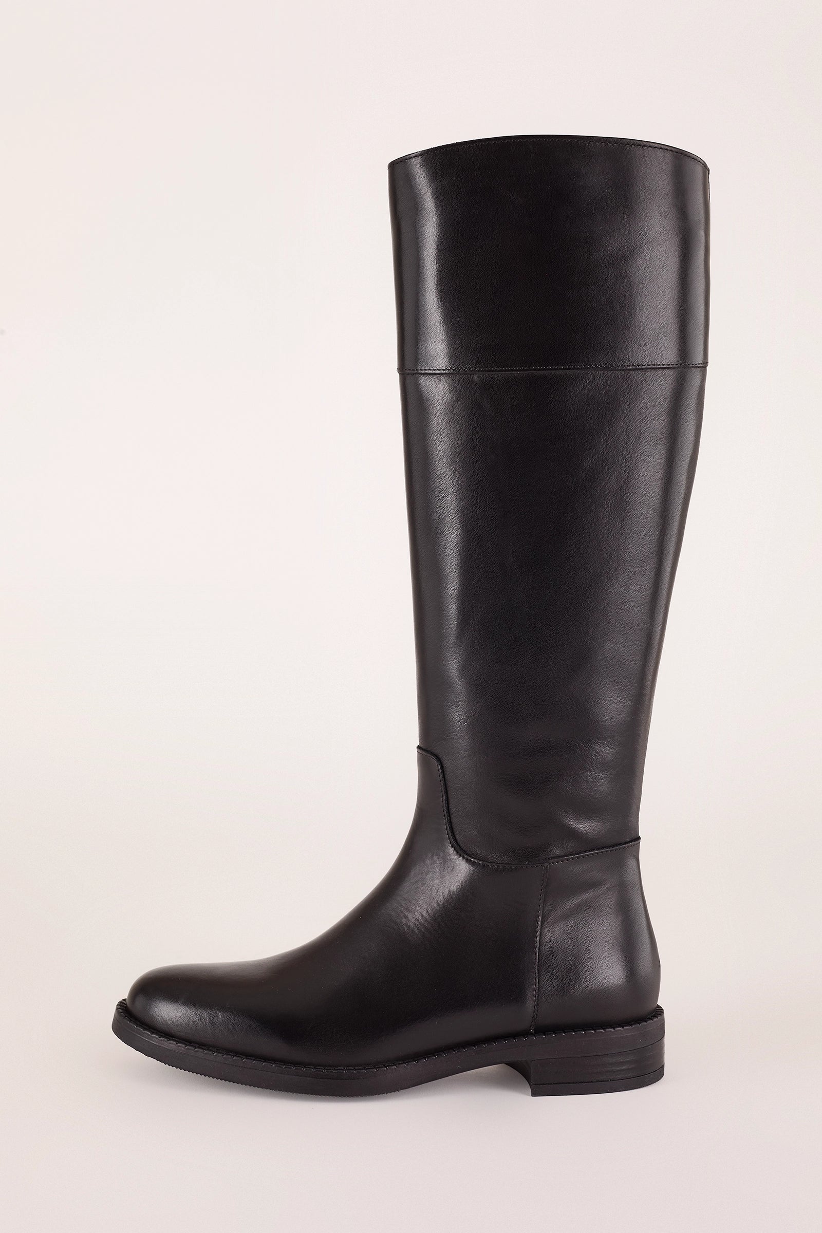 stivali cavallerizza con fondo in gomma nero, made in italy