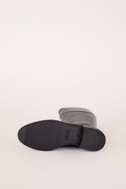 stivali cavallerizza con fondo in gomma nero, made in italy, vera pelle