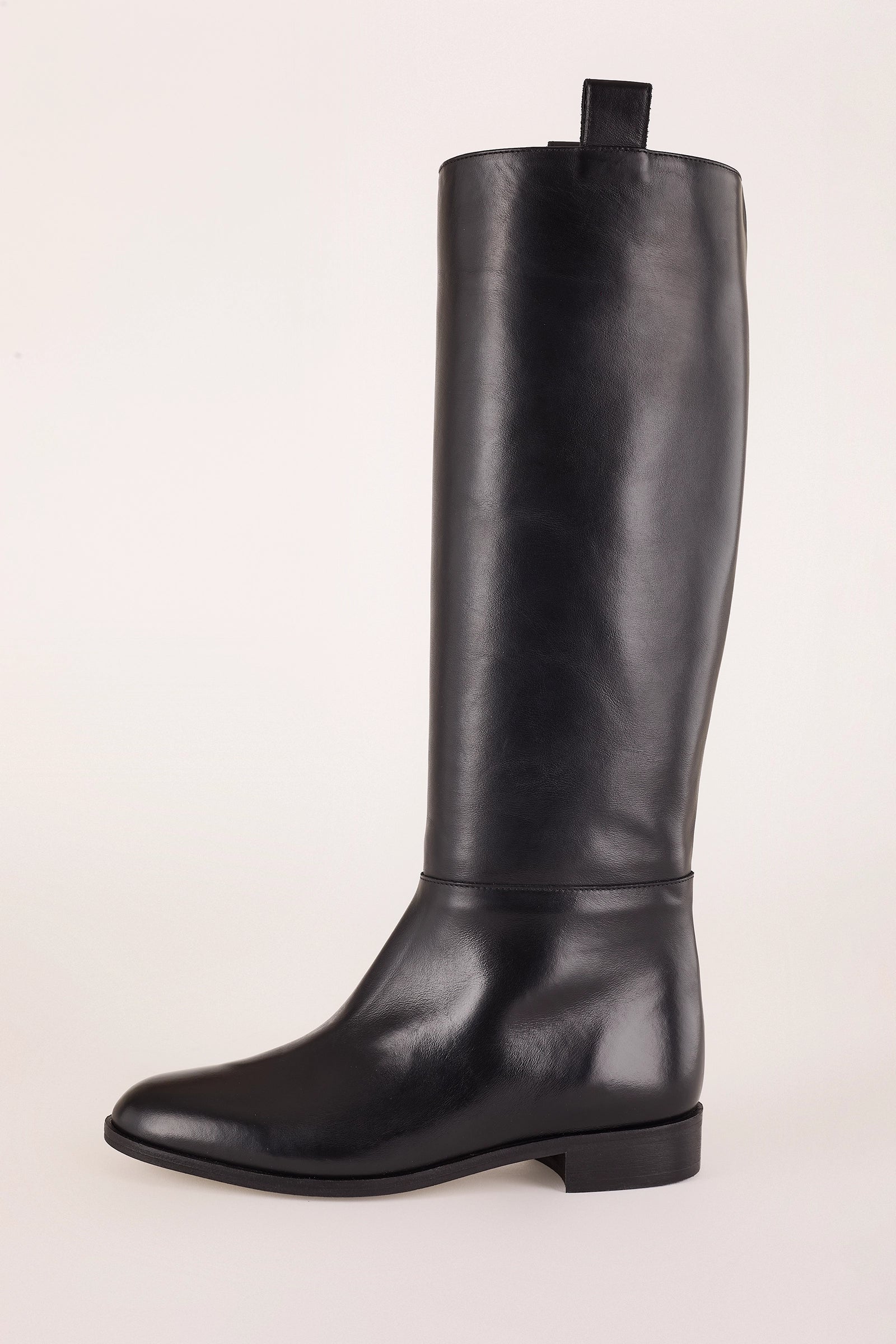 stivali cavallerizza, made in italy, nero