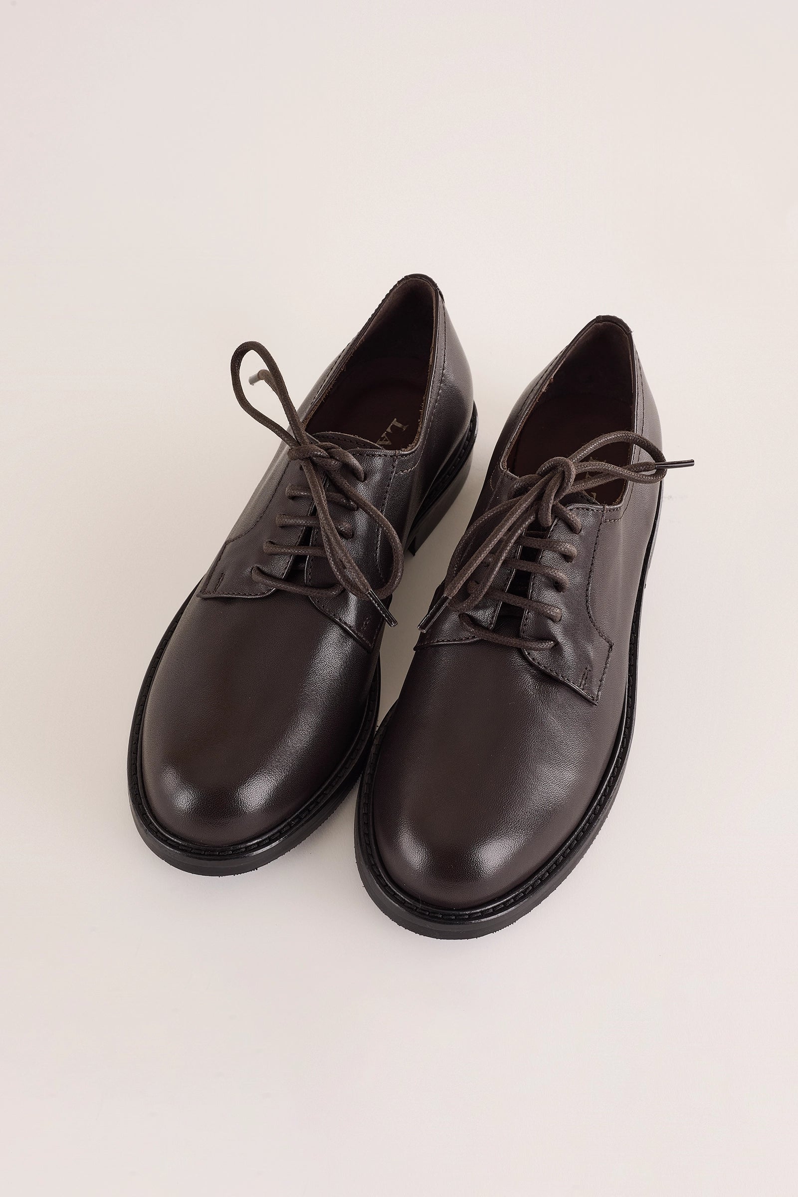scarpe stringate classiche, made in italy, testa di moro