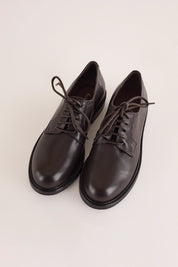scarpe stringate classiche, made in italy, testa di moro